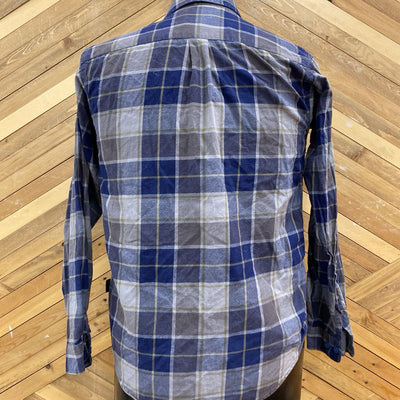 Patagonia - Men's Flannel Shirt - MSRP comp $94: Blue/Grey-men-XS