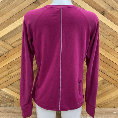 Nike Running - Women's Dri-Fit Thermal L/S Shirt - MSRP $99: Pink-women-MD