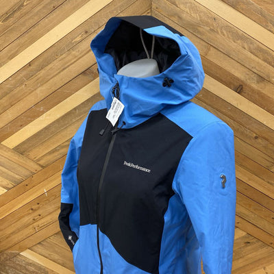 Peak Performance - Women's Gore-Tex Ski Jacket - MSRP $660: Blue/Black-women-SM