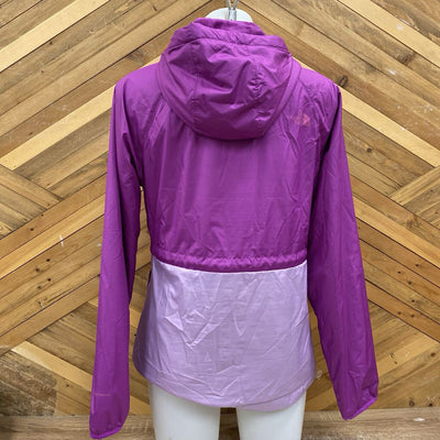 The North Face - Women's Shelbe-Lito Fleece-Lined Windbreaker Jacket - MSRP $175: Pink/Purple-women-SM