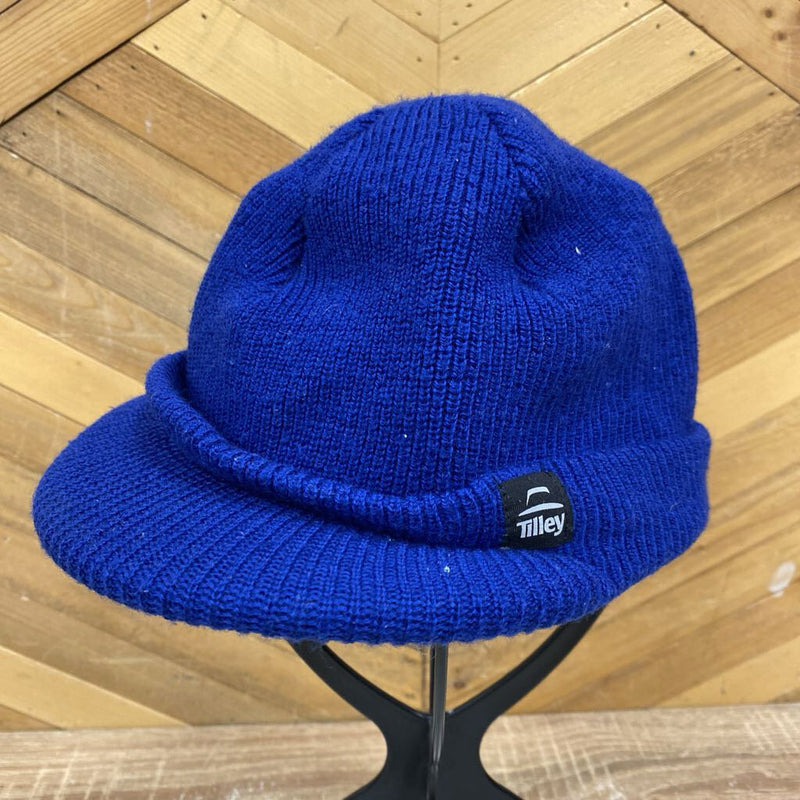 Tilley- brin knit hat : Blue -men-Adult