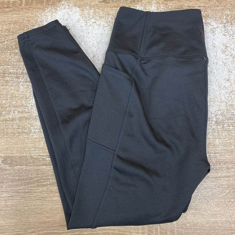 Spyder- fleece lined legging- MSRP $ 98: Black -women-XL