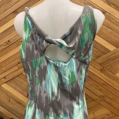 Eddie Bauer- summer dress- MSRP $ 120: Blue/Grey -women-XL
