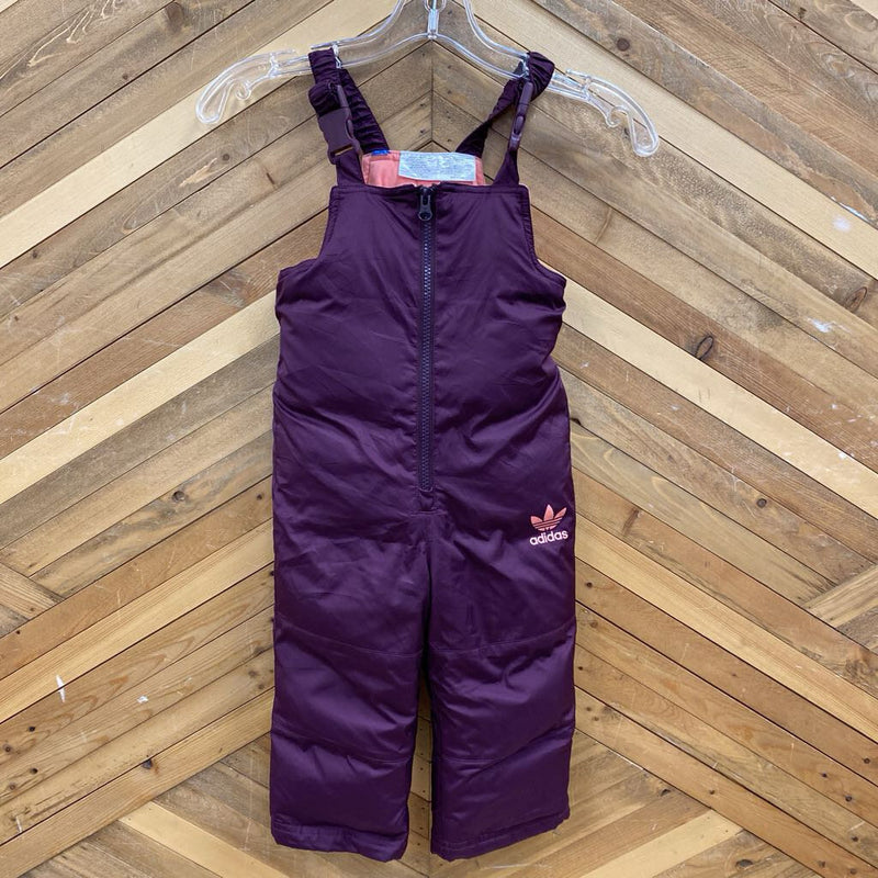 adidas - Infant Down Snow Pants: Purple/Pink-children-