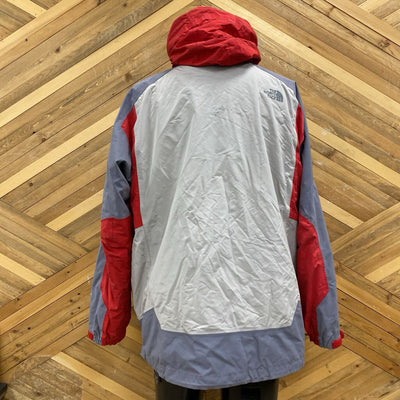 The North face- winter Jacket- MSRP compared $300: Grey/Red -men-XL