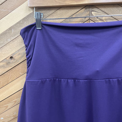 Eddie Bauer- mid skirt- MSRP $45: Purple -women-LG