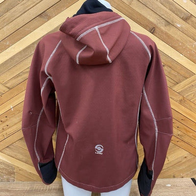 Loki - Women's Hooded Softshell Jacket - MSRP $249: Burgundy -women-SM