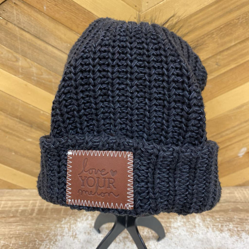 Love Your Melon - Pom Pom Toque - MSRP $63: Black-unisex-OS