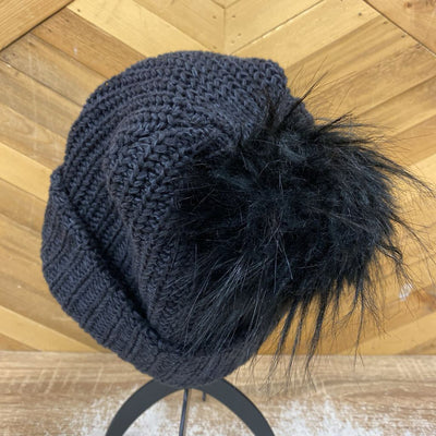 Love Your Melon - Pom Pom Toque - MSRP $63: Black-unisex-OS