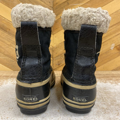 Sorel- winter boot- MSRP $75: Black White -children-10t