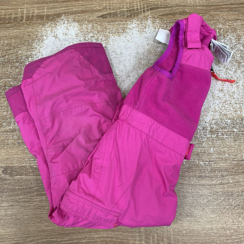 The North Face- fleece bib snow pants- MSRP $149: Pink -children-3T