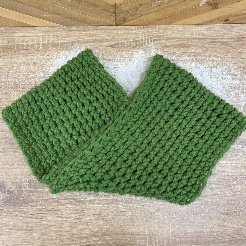 Knit Scarf : Green--