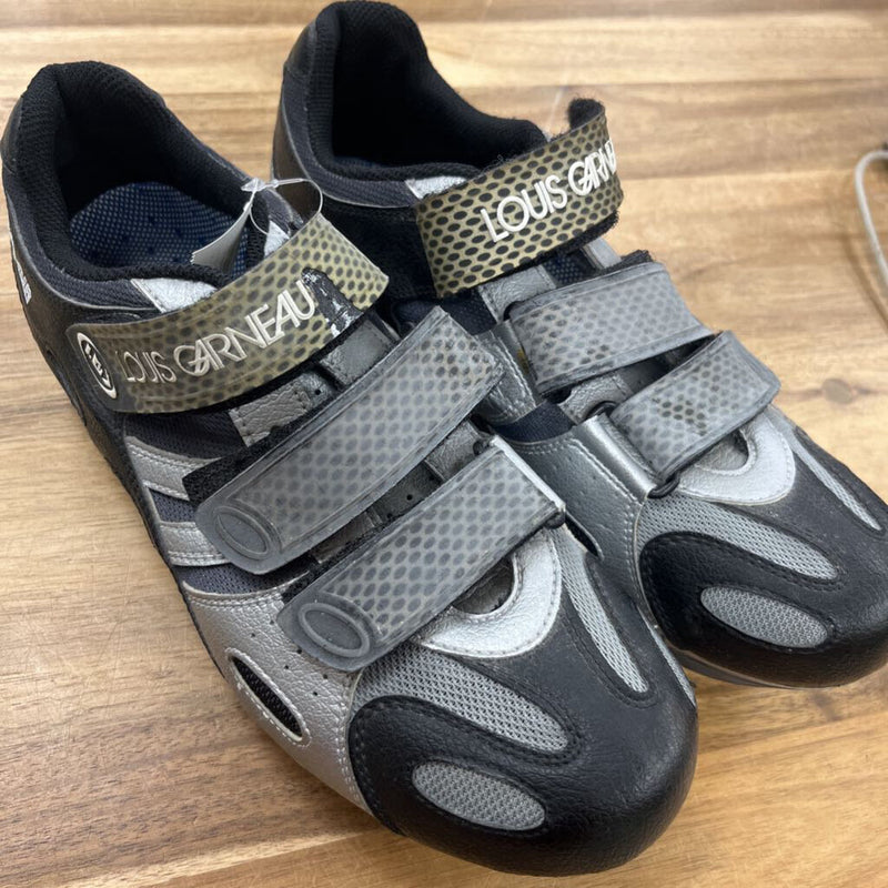 Louis Garneau - Ergo Air Cycling Shoes - MSRP comp $160: Grey/Black-unisex-43