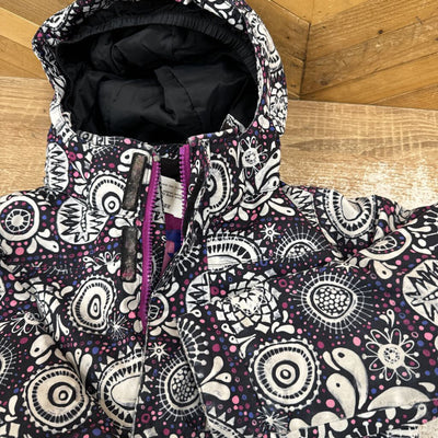 Burton- children winter jacket- MSRP $150: Black white design -children-3T