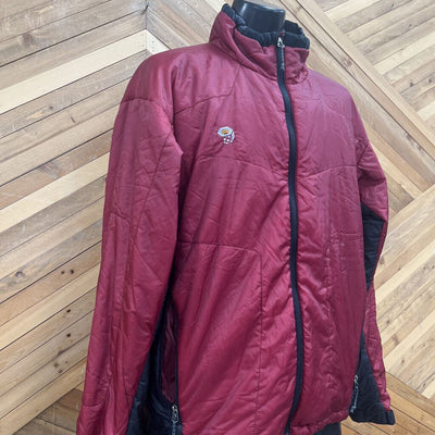 Mountain Hardwear - Men's Lightweight PrimaLoft Jacket - MSRP $330: Red/Black-men-XL