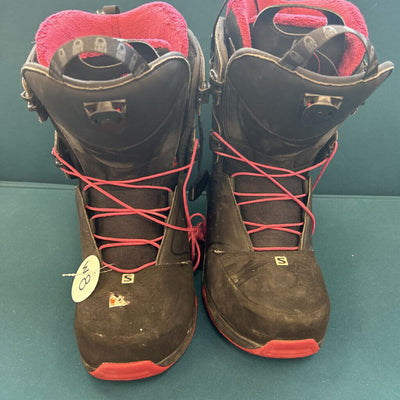 Salomon - Women's Moxie Snowboard Boots - MSRP $400: Black/Pink-women-W8