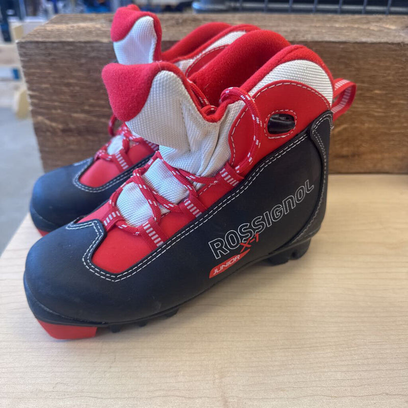 Rossignol X1 Jr NNN Cross Country ski boots MSRP $119: Black/Red--32