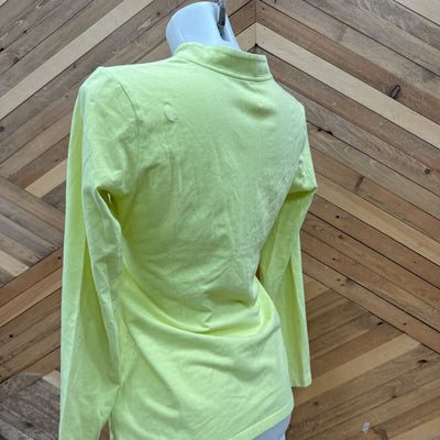 Lole - Women's L/S T-Shirt - MSPR $69: Yellow-women-MD