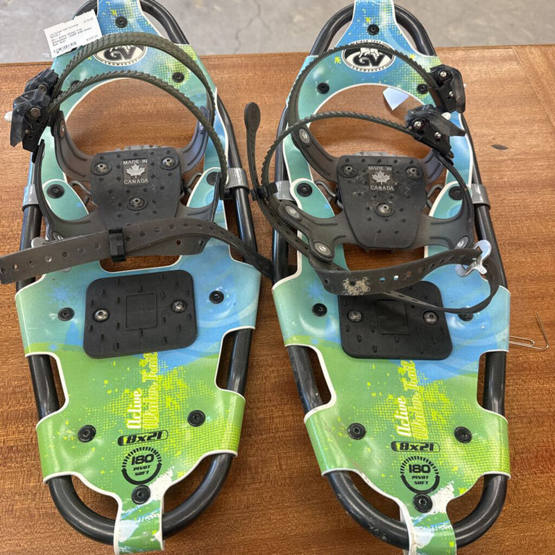 GV - Active Winter Trail Snowshoes - MSRP $180: Green Blue -unisex-8x21