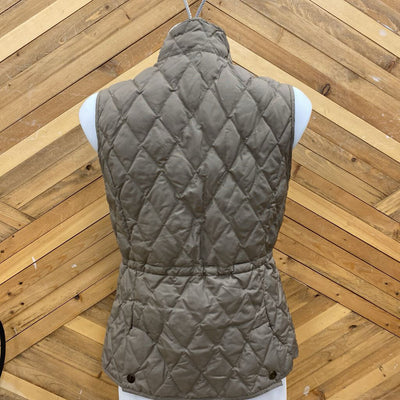 Eddie Bauer - Women's Quilted Down Vest - MSRP $139: Brown-women-SM