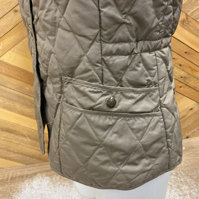 Eddie Bauer - Women's Quilted Down Vest - MSRP $139: Brown-women-SM