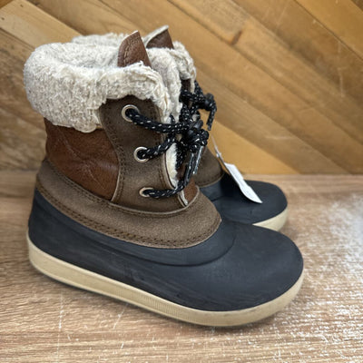 Olang - Children's Winter Boots - MSRP $90: Brown/Black-children-27/28