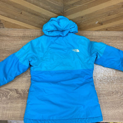 The North Face- insulated winter jacket - MSRP $219: Blue -children-7/8