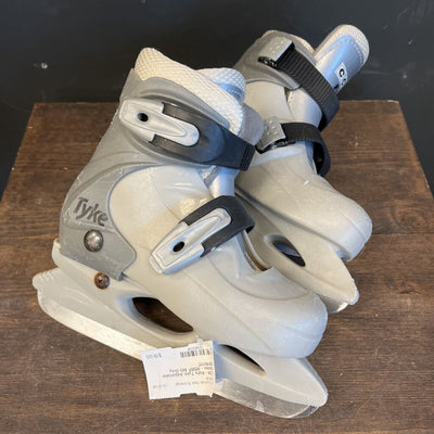 CCM - Kid's Tyke Adjustable Skates - MSRP $60: Grey-children-8/9/10/11T