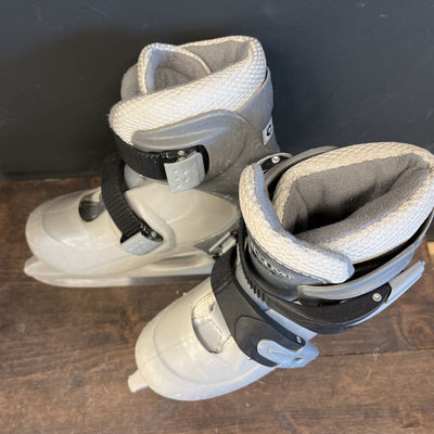 CCM - Kid's Tyke Adjustable Skates - MSRP $60: Grey-children-8/9/10/11T