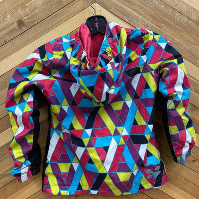 XMTN - Kids Fleece-Lined Shell Jacket: Blue/Black/Multi-children-MD (7/8Y)