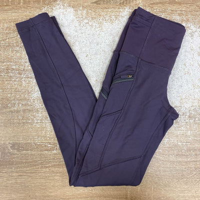 Lululemon - Women's Fleece-Lined Pocket Leggings: Purple-women-2