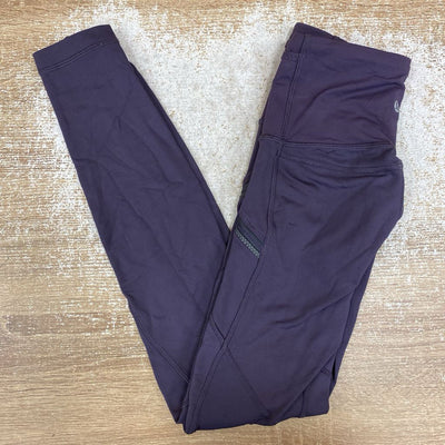 Lululemon - Women's Fleece-Lined Pocket Leggings: Purple-women-2