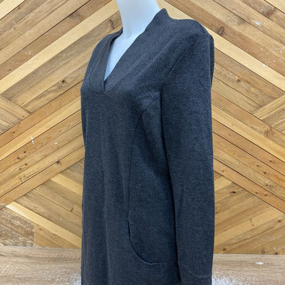 Fig - Women's Long Sweatshirt - MSRP comp $60: Dark Grey-women-LG