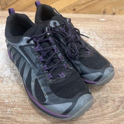 Merrell - Women's Siren Edge Waterproof Hiking Shoes - MSRP $170: Black/Purple/Grey-women-W9