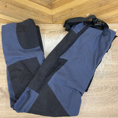 Cabela's - Men's Gore-Tex Bibbed Shell Pants - MSRP $400: Navy Blue/Black-men-MD