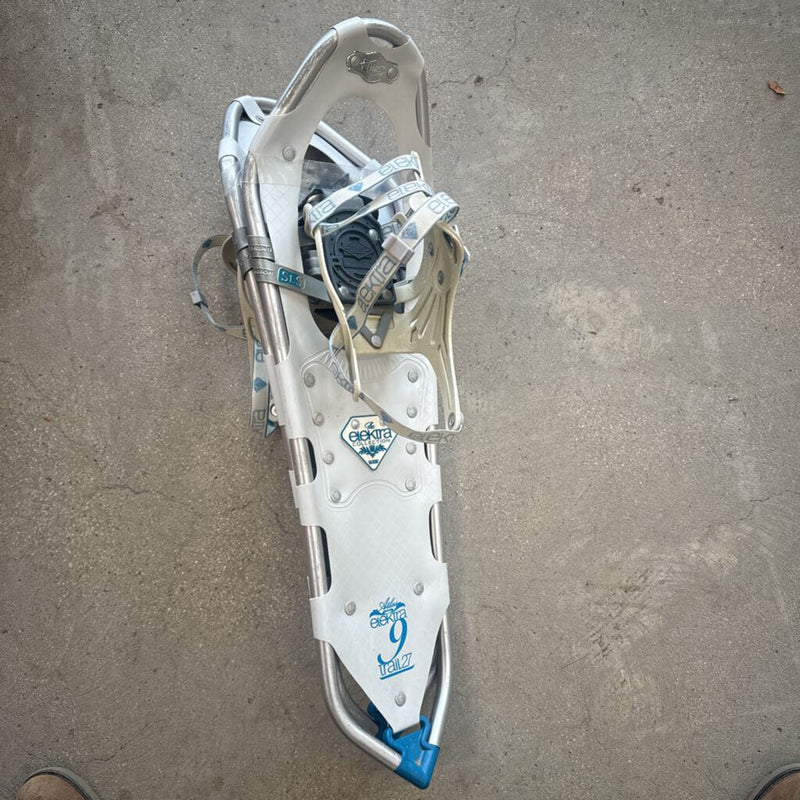 Atlas - Elektra 9 trail 27 snowshoes : white/blue--27