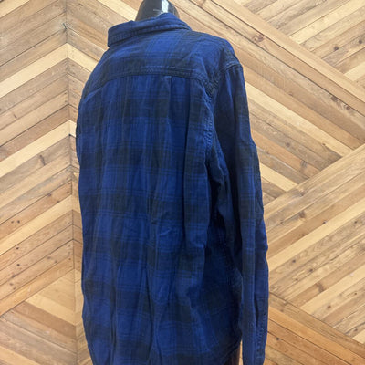 Tilley - Men's Flannel -: Black/Blue-men-2XL