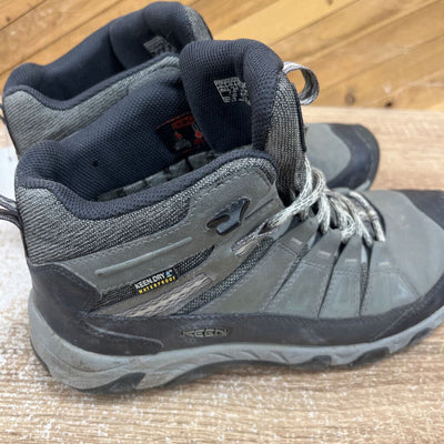 KEEN - Women's Oakridge Mid Polar Waterproof Hiking Boots - MSRP comp $190: Grey-women-W10