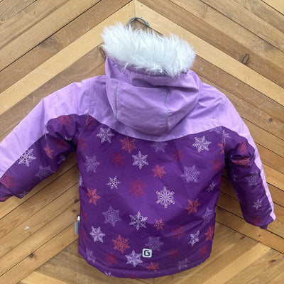 Gusti - Children's Winter Jacket: Purple-children-2T