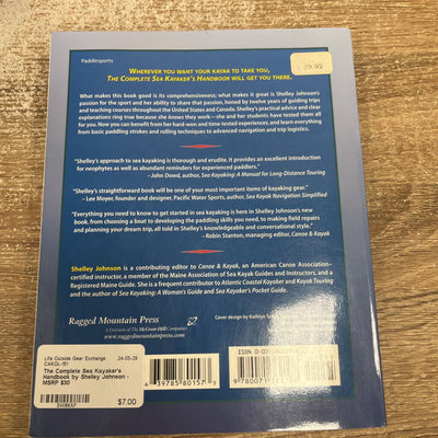 The Complete Sea Kayaker's Handbook by Shelley Johnson - MSRP $30: --