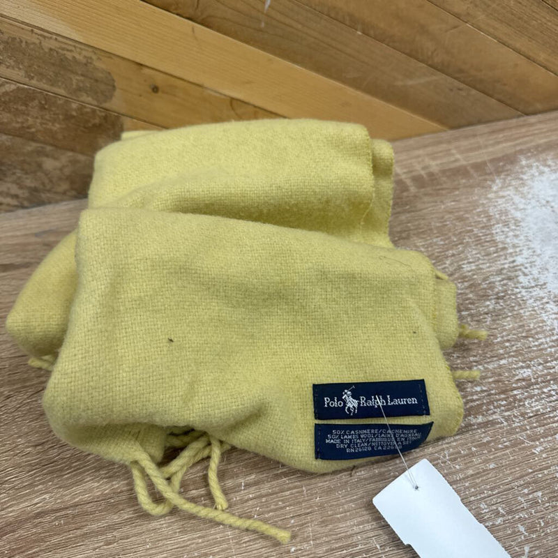 Ralph Lauren Polo - Cashmere-Wool-Blend Scarf: Yellow-women-