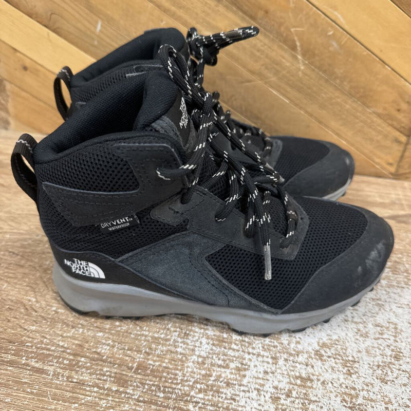 The North Face - Youth Hiking Boots - MSRP $124: Black/Grey-children-3Y