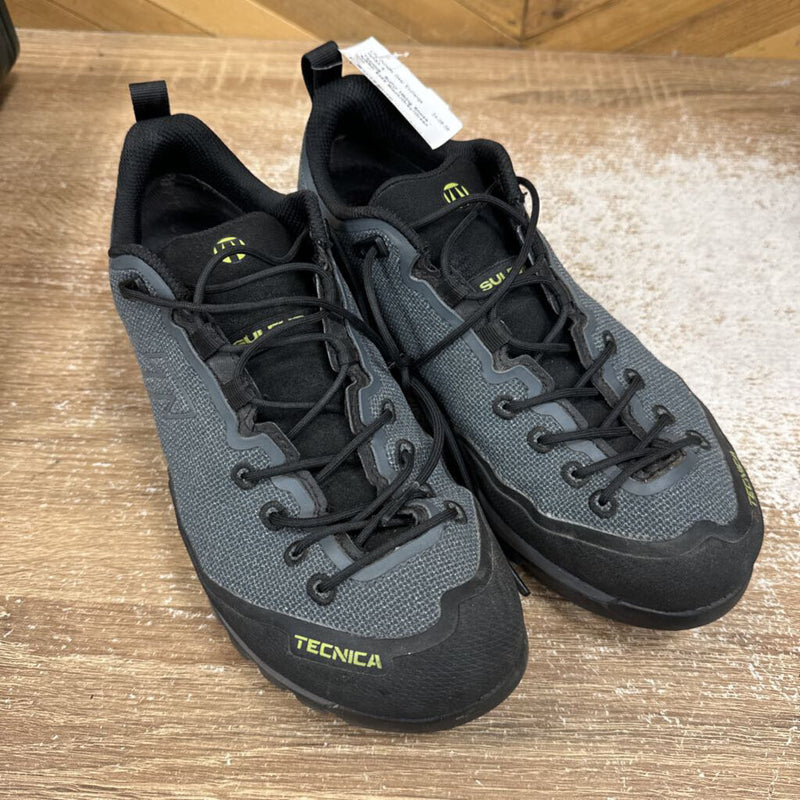 Tecnica- Sulfur Hiking Shoes - MSRP $255: Black/Grey/Green-men-M8