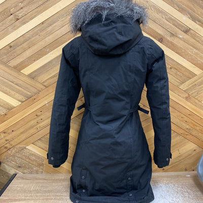 The North Face - Women's Belted Down Parka - MSRP comp $460: Black -women-XS