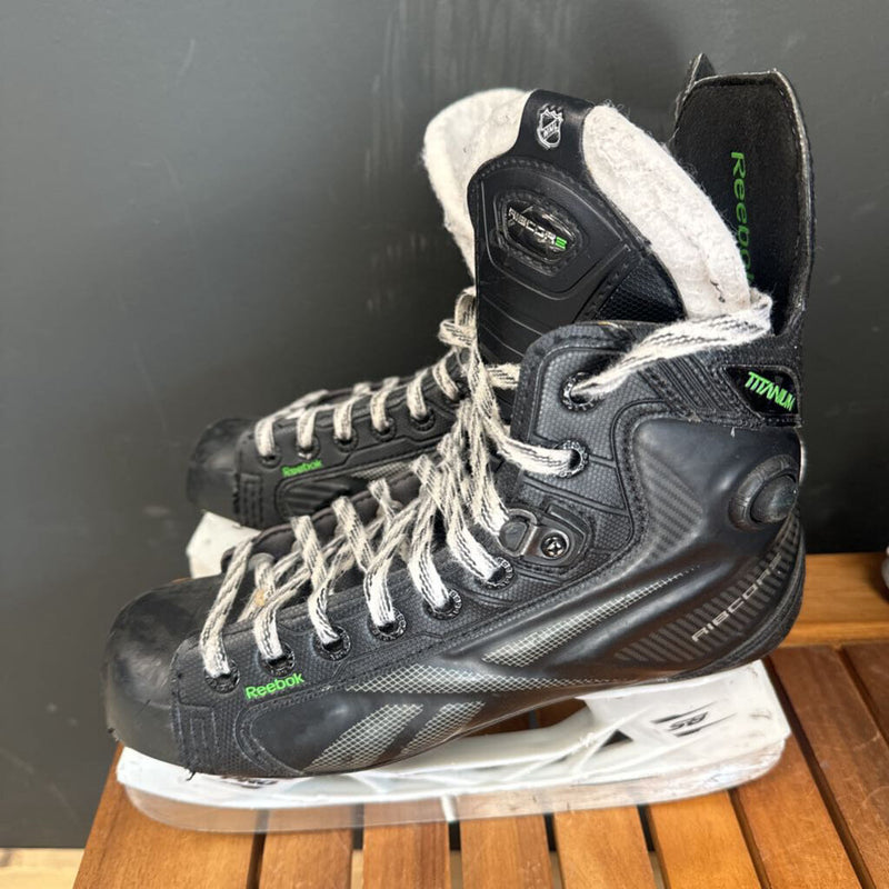 Reebok - Ribcore Titanium Hockey Skates - MSRP $200: Black-children-4D