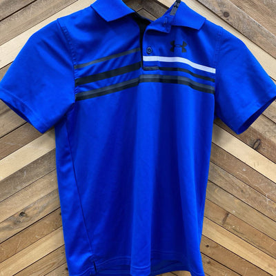 Under Armour - Youth Collared Shirt - MSRP $30: Blue-children-YMD