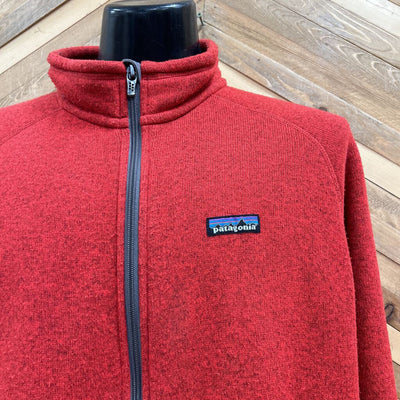 Patagonia - Men's Better Sweater Fleece Jacket - MSRP $199: Red-men-XL