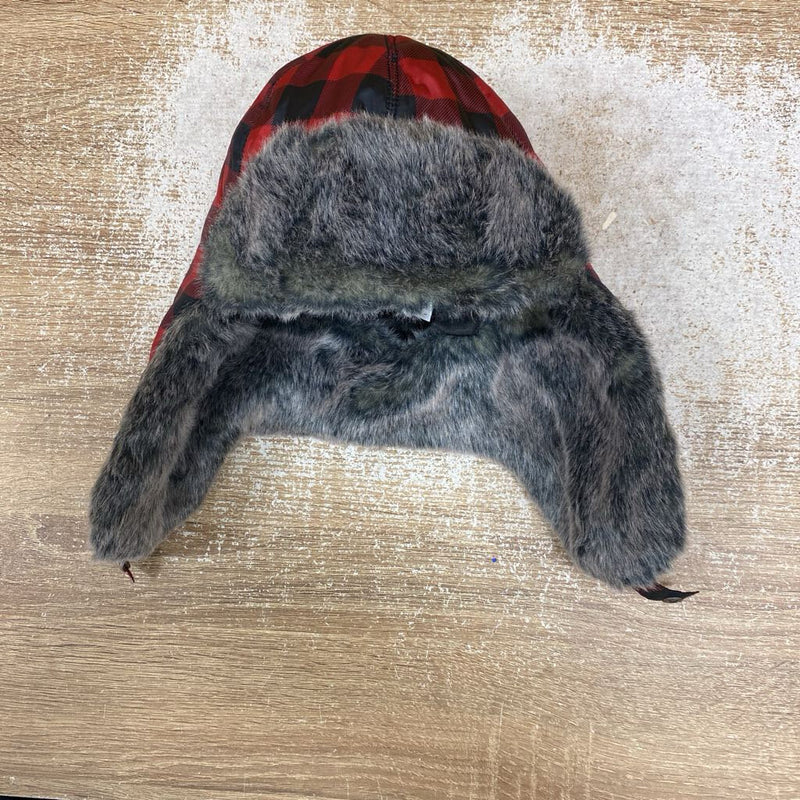 Eddie Bauer - Trapper Hat - MSRP $70: Red/Black-unisex-SM/MD