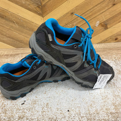 Merrell - Women's Waterproof Hiking Shoes - MSRP $170: Grey/Blue-women-W7