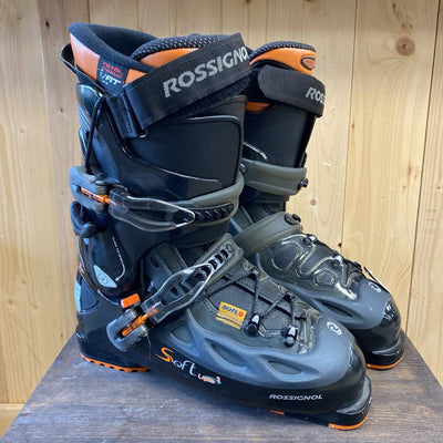 Rossignol - Soft Light 1 Downhill Ski Boots - MSRP compared $800: Black/Orange-unisex-28